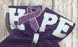 Pancreatic Cancer Awareness Cheer Bow