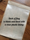 Disney Irish Mickey Mouse Burlap Garden Flag