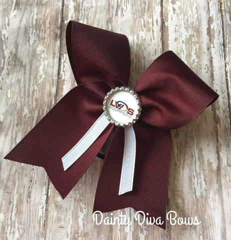 LVDS - Maroon Cheer with Logo Bottlecap