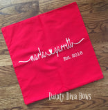 Custom Couples Throw Pillow Cover - 18x18