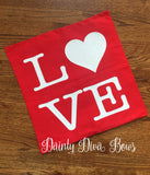 Love Throw Pillow Cover - 18x18