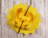 Classic Yellow Hair Bow