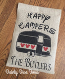 Disney Camping Burlap Garden Flag