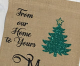 Christmas Burlap Garden Flag