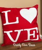 Love Throw Pillow Cover - 18x18