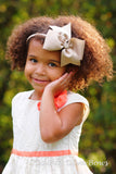 Pinwheel Headband - Girls Headband - Toddler Headband - Pinwheel Hairbow - Large Pinwheel Bow - Ribbon Wrapped Headband - Skinny Headband