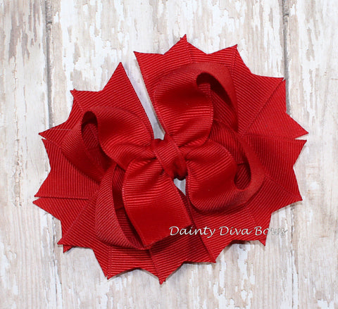 Classic Red Hair Bow