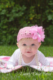 Pink Crochet Hat for New Baby